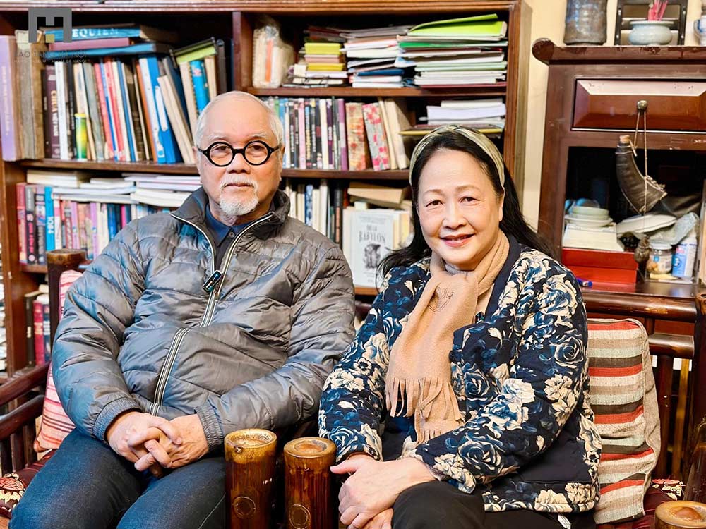 NSND Như Quỳnh và chồng