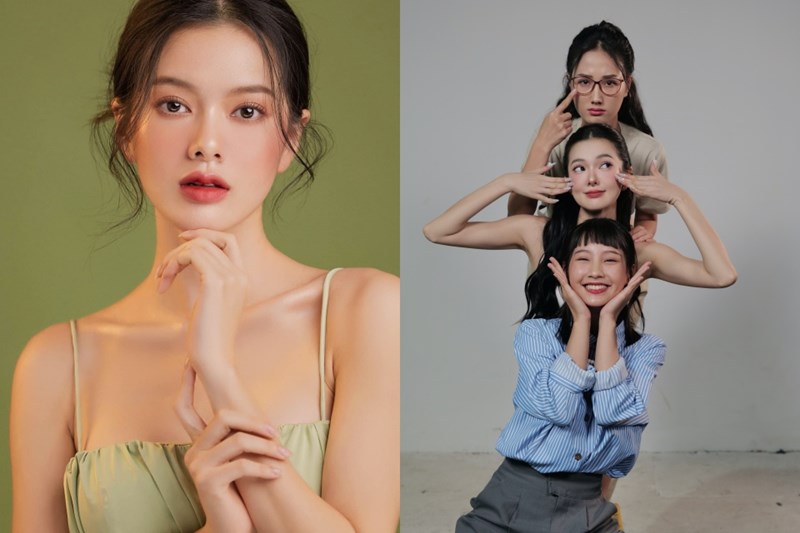 Diễn viên Yên Đan cùng bạn diễn trong phim Đi Giữa Trời Rực Rỡ