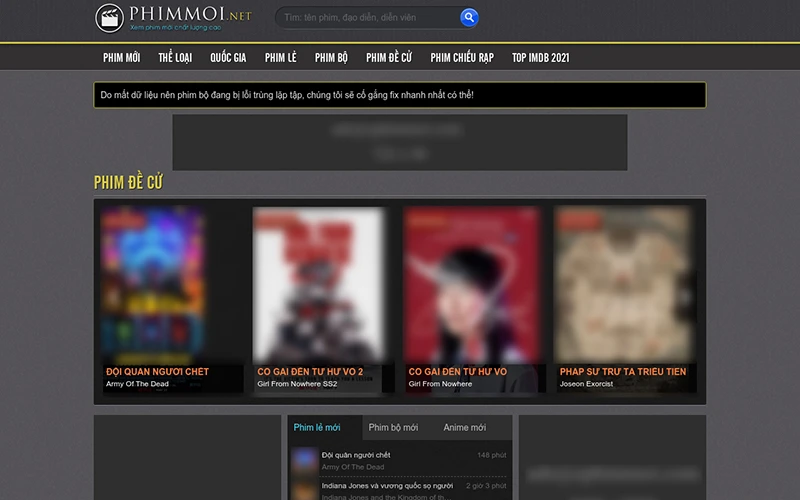 Trang phim lậu phổ biến tại Việt Nam